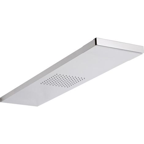 Milano Vaso – 1000mm Wall Mounted Glass Grabbing Shower Head - Chrome (1/5)