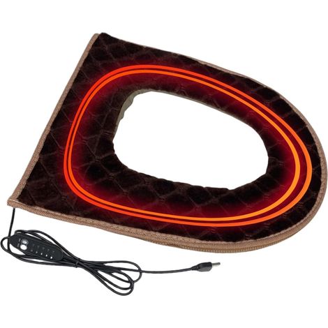 Abattant de WC USB - Coussin chauffant réglable sur 5 niveaux - Avec (1/5)