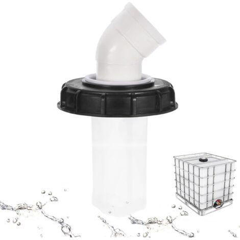 Couvercle de réservoir IBC GEDEGOOK 45° avec filtre en nylon lavable pour réservoir d'eau de pluie IBC 1000 L, filtre de couvercle IBC, accessoires de réservoir IBC, filtre d'eau de pluie en nylon 165 (1/4)