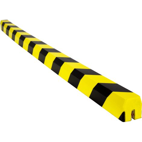 Amortisseur de chocs 1m - Carré pour IPN ou Arêtes vives - Jaune/Noir - 8002084