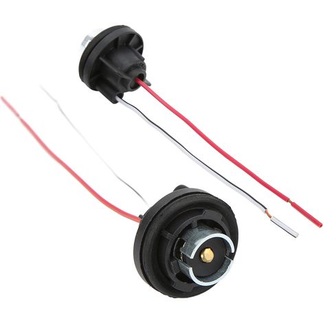 Deux douilles pour feux stop pour des faisceaux de câblage de phares de vélo fiables, stables, durables, compacts, légers et faciles à remplacer. (1/5)