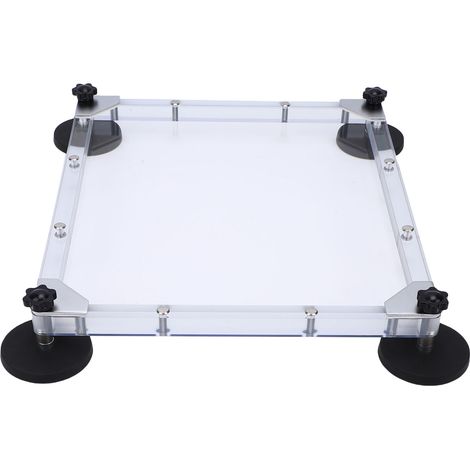 Kit de fixation rapide et sécurisée pour antenne satellite de toit ouvrant de voiture, bateau ou camping-car, avec 4 aimants puissants (1/5)