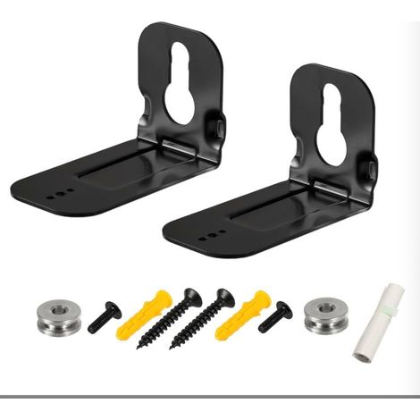 Compatible Avec Samsung Hw-N950 Hw-S40T Hw-S41T Hw-S60T Hw-T400 Support Mural Hw-N950 Hw-S40T Accessoire De Support Métallique Hw-S60T Rack (Noir) 1 Pièce (1/5)