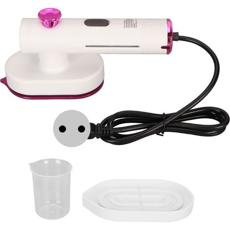 Fer à repasser portable pliable, double usage sec et vapeur, compact et nomade, pour vêtements à la maison ou en voyage, prise UE 220V (1/5)