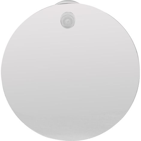 Miroir de Douche Rond Anti-Buée, Miroir de Rasage Mural Incassable, Grande Glace de Salle de Bain, 30cm, Fixation Murale (1/5)
