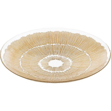 Schüssel Djina D.34cm Glas Gold - Atmosphera créateur d'intérieur