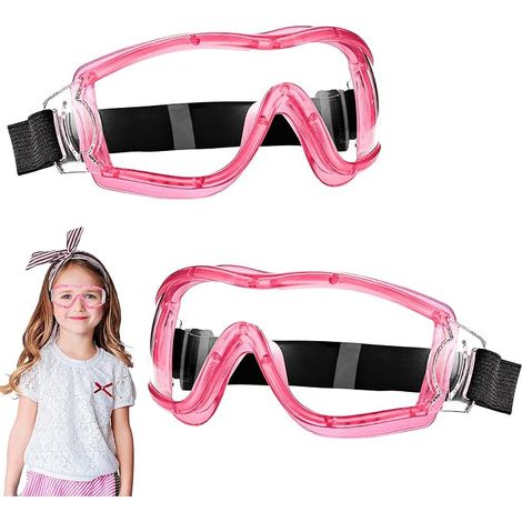 Set di 2 velaigheidsbrillen per bambini, velaigheidsbrillen con windbestendigheid, velaigheidsbril condensato, velaigheidsbril per nervi/laboratorio/schietspelen/watergevecht (1/5)