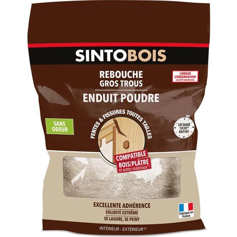 Rebouche Grande Agujeros Masilla en Polvo 1 Kg - Sintobois