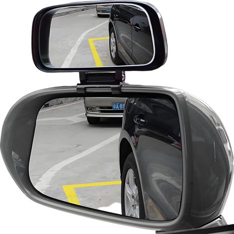 Rétroviseur d'angle mort pour voiture, rétroviseur extérieur à 360 °, rétroviseur aveugle,Convient à tous les types de voitures particulières et SUV (1/5)