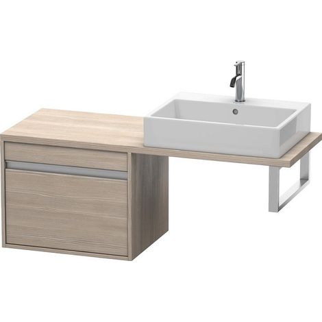 KETHO mobile console basso 480x600x480mm pino argento