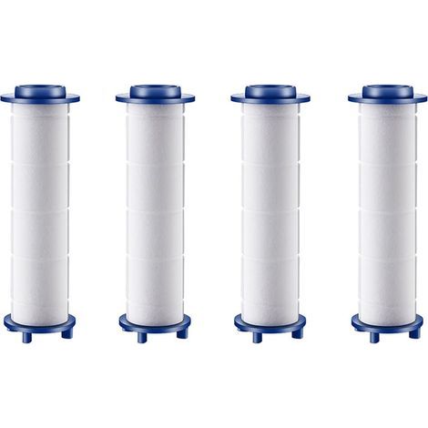Propeller-Duschkopf, 360°-Hochdruck-Duschfilter, rotierender wassersparender Duschkopf, Turbolader-Kit, Handbrausen (4 Filter) (1/5)