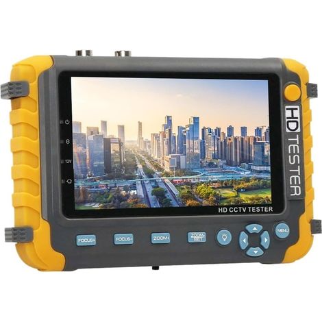 Testeur de vidéosurveillance prenant en charge la caméra IP Testeur De Caméra De Vidéosurveillance Iv8w, Moniteur LCD TFT 8MP 5 Pouces For 4 En 1 TVI AHD CVI, Testeur De Caméra De Sécurité Analogique, (1/5)
