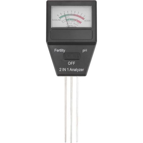 Testeur de fertilité du PH du sol 2 en 1 avec 3 sondes pour la maison, le jardin, la pelouse, la ferme, utilisation intérieure et extérieure (1/5)