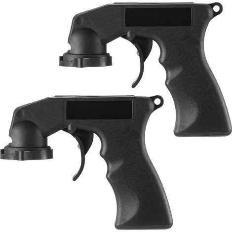 Lot de 2 poignées de pistolet pour bombes aérosols, poignée de pulvérisation pour peinture de voiture, pistolet à peinture, pour peindre, clôtures, voitures, meubles de jardin (1/5)
