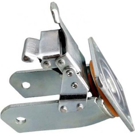 Support de roue pivotant 15 cm avec frein, équerre renforcée, forte capacité de charge, roulette orientable robuste pour usage intensif (1/5)