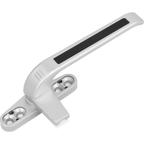 Poignée de fenêtre verrouillable, poignée de porte et de fenêtre, accessoires de fenêtre en aluminium, poignée droite (1/4)