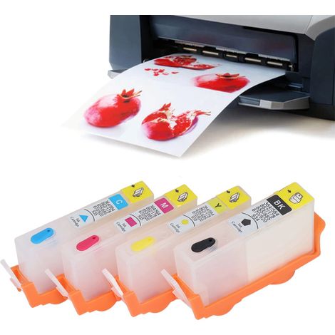 Cartouche d'encre rechargeable HP 920 4 couleurs avec puce permanente (1/5)