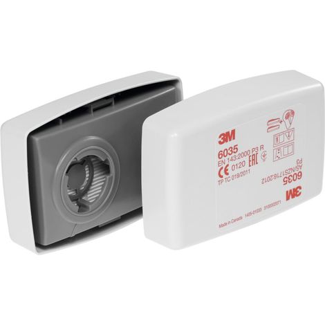 3M Partikelwechselfilter-Set, 10 Paar P3R Kunststoffgehäuse 10 Stk