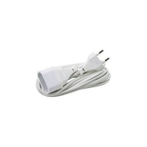 Prolongador Electrico 4mm 10A BLANCO 5m