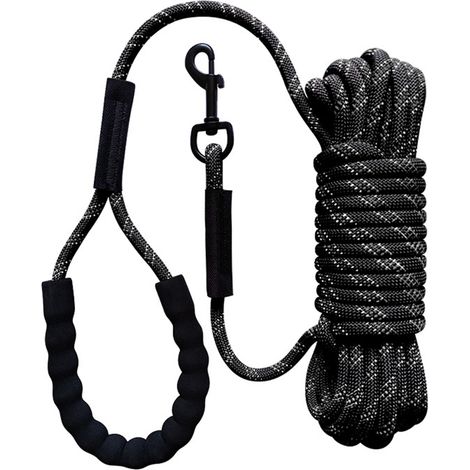 Correa para perros, nailon reflectante, largo alcance, entrenamiento, senderismo, camping, todas las razas (1/5)