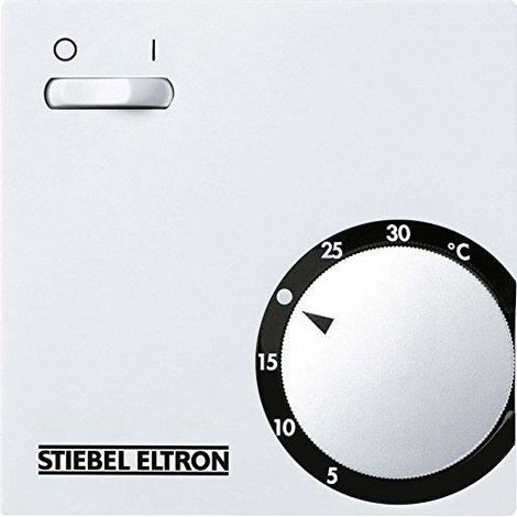 STIEBEL ELTRON Regulador de temperatura ambiente RTA-S2, 10 A/230 V, 231061
