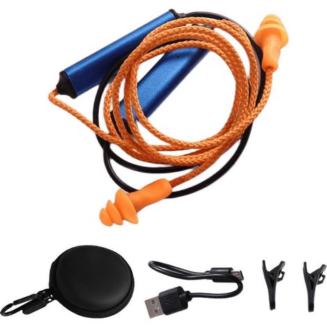 Écouteurs Bluetooth sans fil avec protection auditive et microphone antibruit de 29 dB, adaptés aux chantiers de construction bruyants. (1/5)