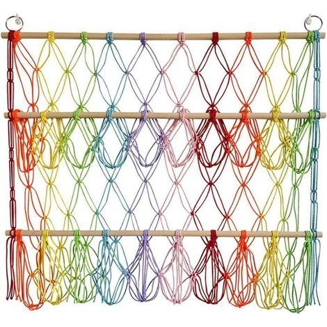 Spielzeughängematte, Wandmontierte Netz-Spielzeughängematte, Höhenverstellbarer Hängeorganizer fürs Schlafzimmer (1/4)