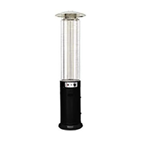 STUFA GAS GPL ROUND PATIO + RUOTE DOMUS - NERO KW 5/11 H.CM 180 - 1 pezzo (1/2)