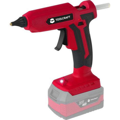 TOOLCRAFT AP-1200 Pistola colla a caldo a batteria senza batteria, senza caricatore 11 mm 20 V 1 pz. (1/5)