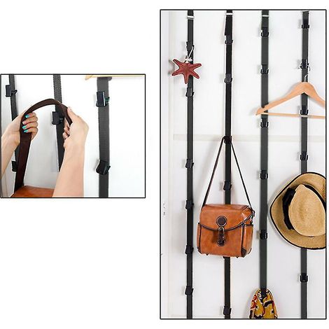Porte-manteau suspendu pour vêtements, crochet de rangement pour manteaux et casquettes de baseball (1/5)