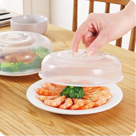 Couvercle De Micro-ondes Pour Aliments, Protection De Plaque Anti-éclaboussures Pour Micro-ondes, Couvercle De Micro-ondes, Couvercle De Nourriture En Plastique Pour Micro-ondes(20cm) (1/5)