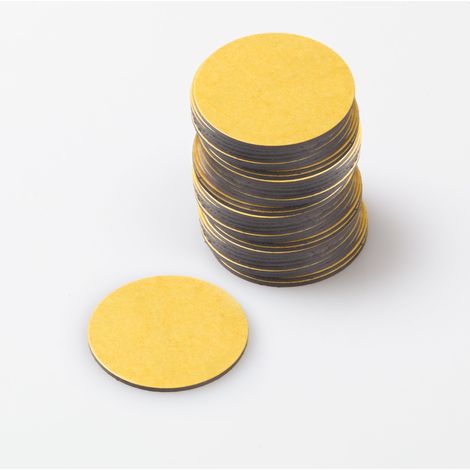 Magna-C Selbstklebende Magnetfolie Ø50mm - 100 Stück im Set (1/3)