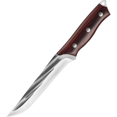 Couteau forgeage Longquan violet Couteau abattage porc, chef, découpe mouton Couteau à diviser bois Acier inoxydable (1/5)
