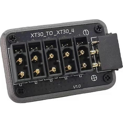 Carte de distribution d'alimentation XT30 (2+2) 50 A compatible avec le protocole CAN, 5 sorties, pour robots, voitures et bateaux radiocommandés (accessoires DIY). (1/5)