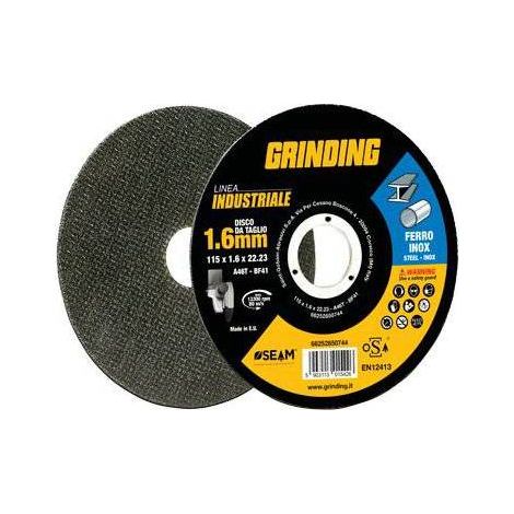 80,0 x DISCO ABRASIVO TAGLIO FERRO INDUSTRIAL GRINDING