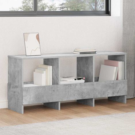 Magazinregal Beton Grau 102 x 30 x 45 cm