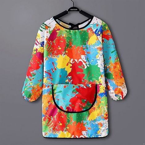 Tablier de Peinture - Imperméable en PVC - Réutilisable - Mixte - 1-14 Ans (1/4)