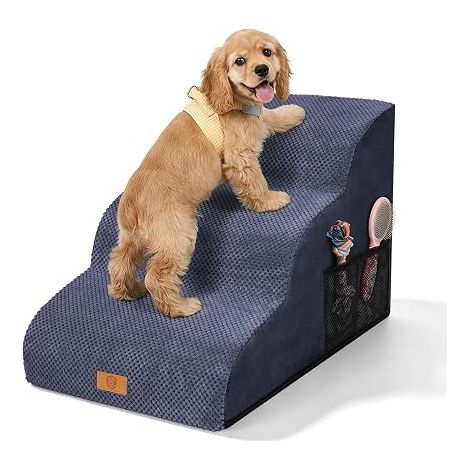 Foam Steps Dog Stairs Sofa - Blue