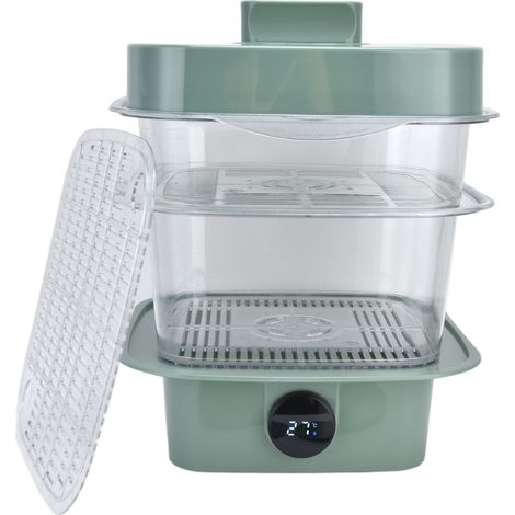 Lot de 4 couvercles isolants alimentaires multicouches transparents avec indicateur de température, parfaits pour conserver les restes. (1/5)