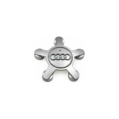 Jeu de 4 caches-moyeux pour enjoliveurs Audi 135 mm – ABS argent – Remplacement emblèmes A4 A5 A6 S6 R8 RS4 RS6 TT Q5 Q7 - 4f0601165 (1/5)