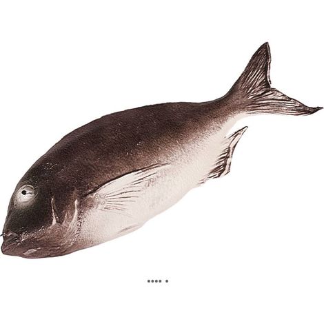 Daurade artificielle grise en Plastique soufflé L 360x130 mm (1/3)