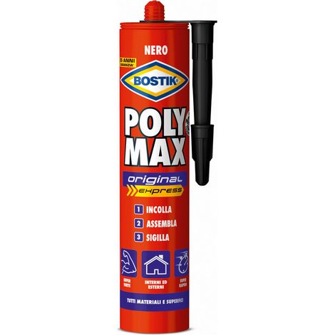 Bostik Polymax Original Nero Cartuccia 425 G (1/2)