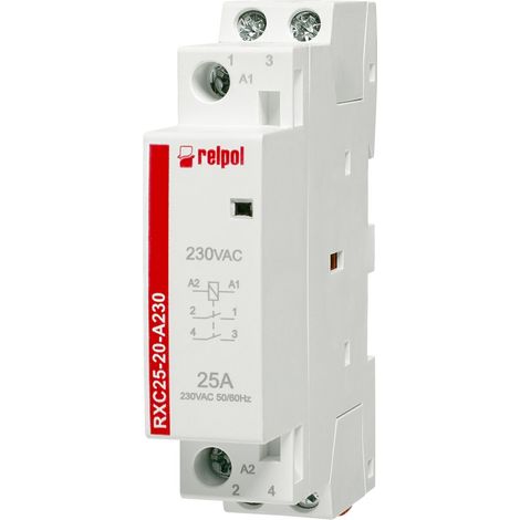 Contattore di installazione 2NO, 25A, 230 VAC RXC25-20-A230