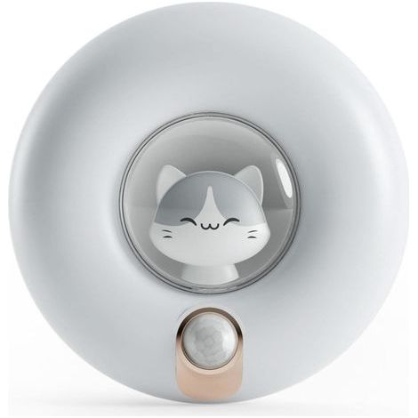 Luce notturna con sensore di movimento ricaricabile per bambini, illuminazione regolabile per armadi, camera da letto, corridoio, bagno, garage (dimensioni Φ93 x H31) (1/5)