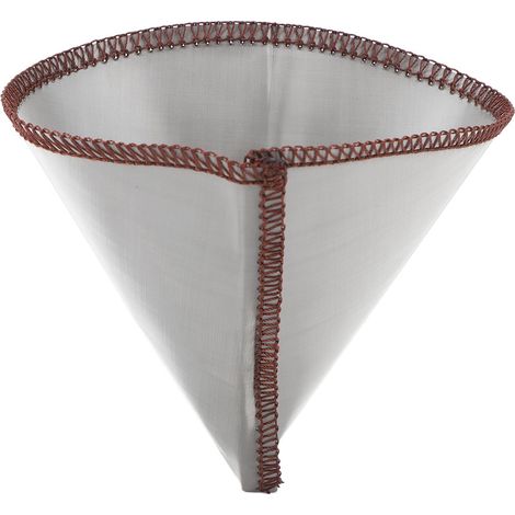 Wiederverwendbarer Kaffeefilter, kegelförmig, Feinfiltration, Edelstahl 304, papierloses Sieb, Größe L für 3 bis 4 Tassen (1/5)