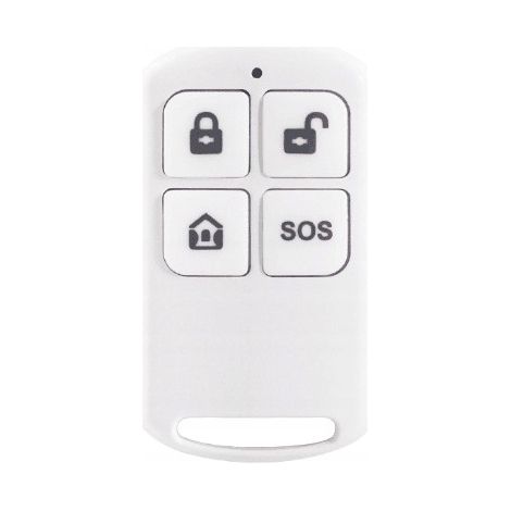 CONTROL REMOTO PARA ALARMAS, SIRENAS Y OTROS DISPOSITIVOS. CONTROLADOR PROGRAMABLE DE 4 BOTONES TUYA 433MHZ.