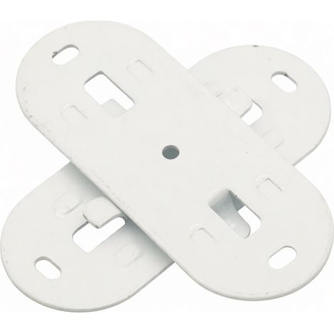 Vente directe d'accessoires pour rideaux électriques, rails épaissis, supports d'installation multi-spécifications, supports supérieurs domestiques et connecteurs de plaque supérieure (20 pièces). (1/5)
