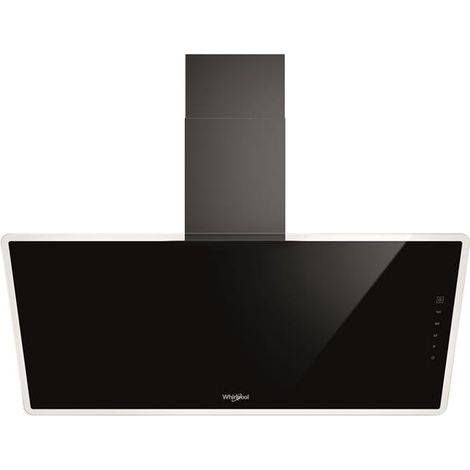 660 M3 - 4 Vitesses - 6è Sens Accès Direct - Aspi Périmétrale - Filtre à Charbon - Led - Inclinée - L 90 Cm - Verre Noir - Whirl (1/2)