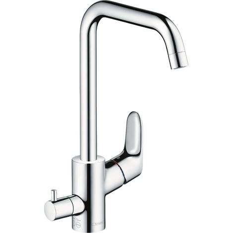 Mezclador monomando de cocina hansgrohe Focus M41 260, válvula de (1/2)