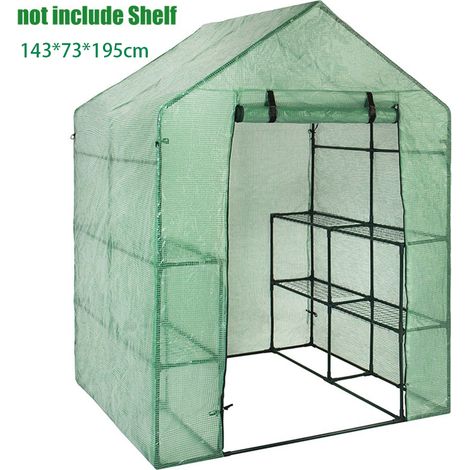 Serre de Jardin Portable en PVC - Abri de Culture Extérieur Mini Serre Tunnel (1/5)
